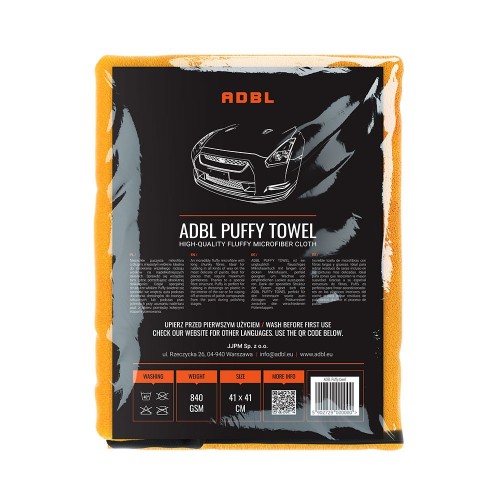 ADBL PUFFY TOWEL - MICROFIBERHÅNDKLE 840gsm