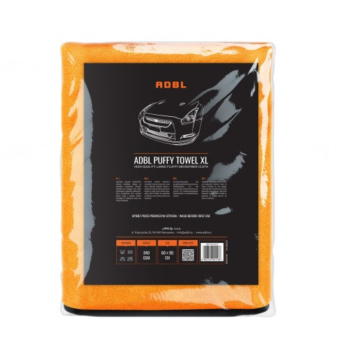 ADBL PUFFY TOWEL XL - MIKROFIBERHÅNDKLE 840gsm